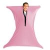 SZSMART Sensory Body Sock for Adult, 65"x29" Full-Body Wrap Stretchy Body Sox to Relieve Stress for Adult with Autism, Anxiet (Pink, XL/163-191cm) view 1