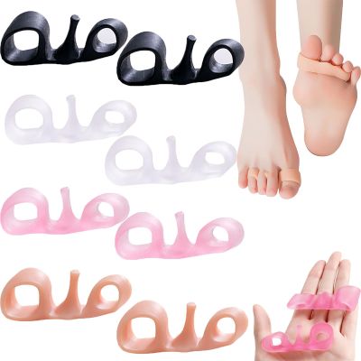 4 Pairs Bodyfeet Aligners Kit, Orthopedic Bunion Corrector Gel, Leg Type Toe Ring, Correction of Foot Shape, Body Feet Alignment Kit, Toe Rubber Ring, Thin Foot Valgus