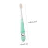 GLEAVI Childrens Panda Manual Toothbrush with Soft Bristles and Storage Bucket, Small Size for Ages 2-12, Green Kid Toothbrush for Effective Tooth Care and Daily Oral Hygiene view 2