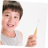 GLEAVI Childrens Soft Bristle Manual Toothbrush for Ages 2-12, Yellow Panda Design, Gentle Tooth Cleaning Tool for Kids Oral Care and Daily Use view 2