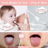 Lonlown 60PCS Baby Tongue Cleaner & 1PCS Finger Toothbrush Infant Mouth Cleaner Newborn Gum Cleaner Disposable Infant Oral Clean Stick Dental Care for Baby Toddler view 4