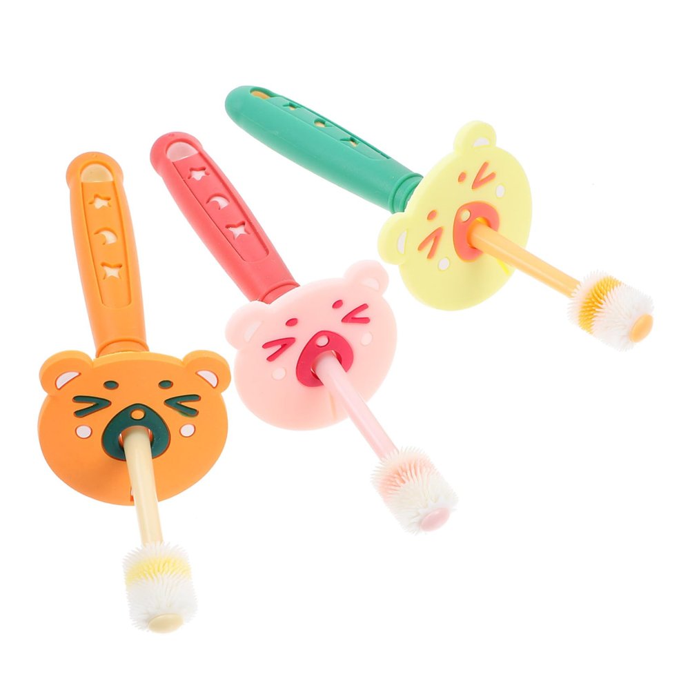 PartyKindom 3pcs Boys and Girls Toothbrush Boy Girl Brush Soft Bristles Toothbrushes