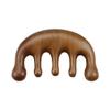 Tabanzhe Sandalwood Handmade Wooden Massage Comb, Round Tips Head Scalp Massage Comb Wide Tooth Wooden Comb Men Women Wood Hair Comb view 1