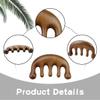 Tabanzhe Sandalwood Handmade Wooden Massage Comb, Round Tips Head Scalp Massage Comb Wide Tooth Wooden Comb Men Women Wood Hair Comb view 3