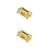 osiuujkw Stylish Rectangular Paper Box Case Holder Cover Versatile and Sturdy, Gold Orange, 2Set view 4