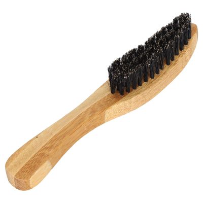 Beard Brush, Wooden Beard Comb, Boar Bristle Brush with Handle, Grooming Mustache Hair Beard Brush for Men, Dual Action Wood Comb, and Travel Bag Great for