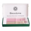 BLESSDOME 6Pcs Biodegradable Wheat Straw Eyebrow Razor Shaper for Women | Peach Fuzz & Facial Hair Remover and Trimmer | Exfoliating Dermaplane Tool |Eco-Friendly Dermaplaning Blades for Face view 1
