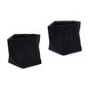 BESPORTBLE 2pcs Washable Kraft Paper Bag Organizer Decorative Storage Container Reusable Calibags for Flowers Toys Clothes view 1