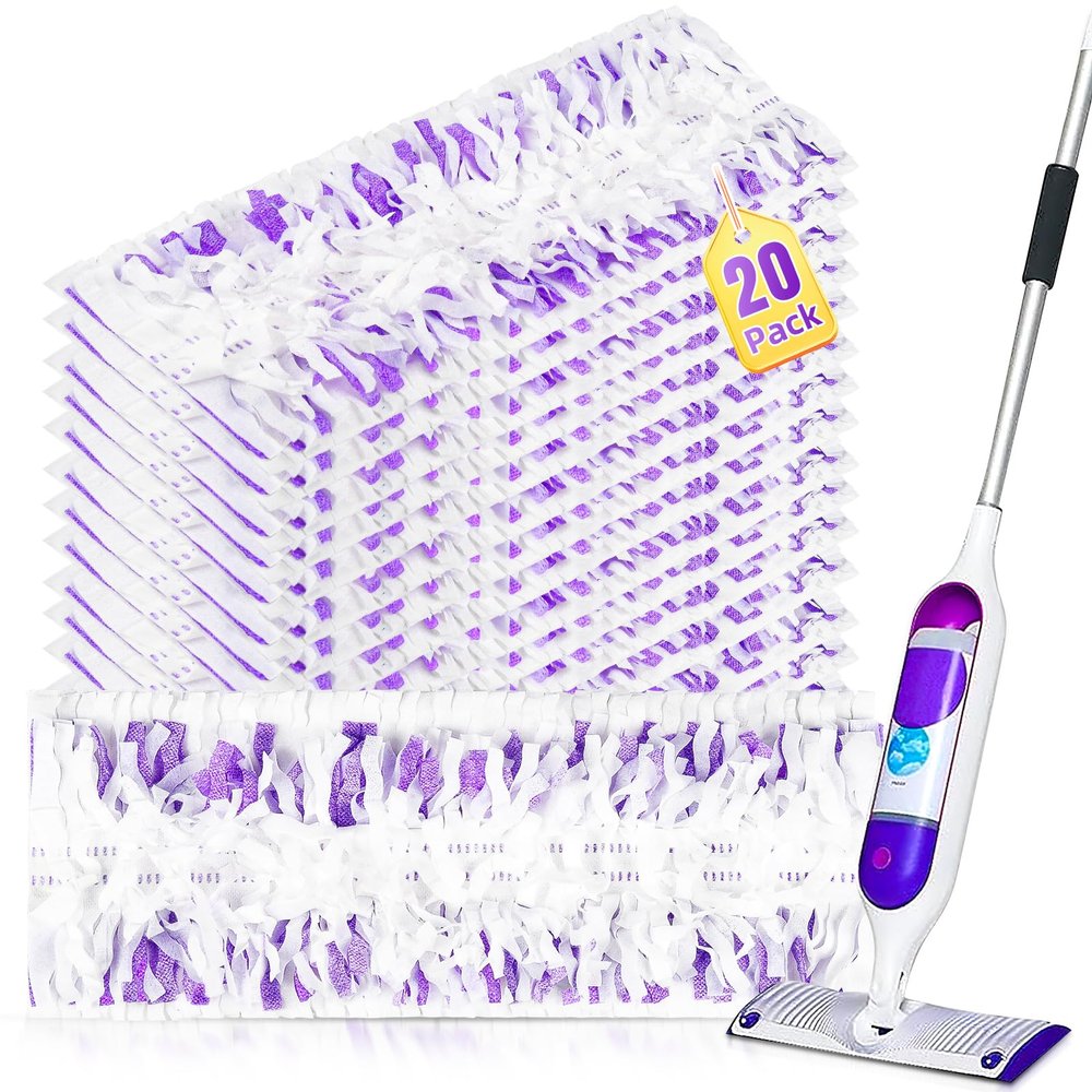 20 Pack Disposable Mopping Pad Refills for Swiffer PowerMop Multi-Surface Mop Kit, Multi-Surface Mop Pad Refill for Swiffer Power Mop for Cleaning Floors