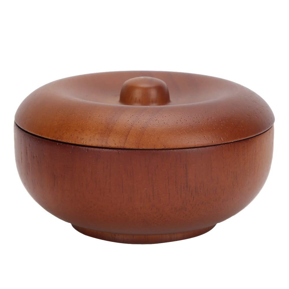 ANKROYU Wooden Shaving Brush Bowl Mug, Shave Soap Cream Mug, Professional Shaving Bowl Barber Tool for Shave Cream Soap-Shaving Soap Easy To Lather Fits Wet Shaving