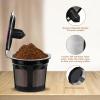 Reusable K Cups for K-eurig, 8 Pack K Cup Reusable Coffee Pods, Universal Reusable K Cup Coffee Filters for K-eurig 1.0 and 2.0, Refillable K Cup Coffe Pods BPA Free view 3