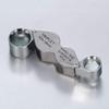 10X 20X Lightweight Magnifier Comfortable Mini HD Lens for Reading, Silver, 21 * 53 * 18mm Plate view 3