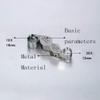 10X 20X Lightweight Magnifier Comfortable Mini HD Lens for Reading, Silver, 21 * 53 * 18mm Plate view 4