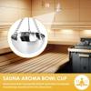 Chnegral Sauna Bowl Cup Essential Oil Bowl Sauna Room Accessories Aromatherapy Essential Oil Bowl Dry Steam Room view 2