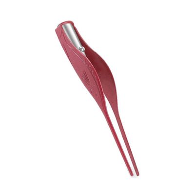 Tweezers with LED Light, Stainless Steel Red Ear Tweezers Precision Earwax Cleaner for Adults Kids