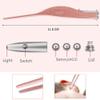 Tweezers with LED Light, Stainless Steel Red Ear Tweezers Precision Earwax Cleaner for Adults Kids view 2