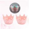 MAGICLULU 24pcs Crown Cupcake Wrappers Lace Paper Cups for Birthday Party Decor view 4