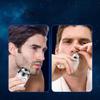 2024 Portable Multifunctional Capsule Shaver, Type-C Charging, Washable Capsule Shaver Mini Shaver Men, Automatic Men's Electric Shaver, Mini Capsule Shaver (Black) view 3
