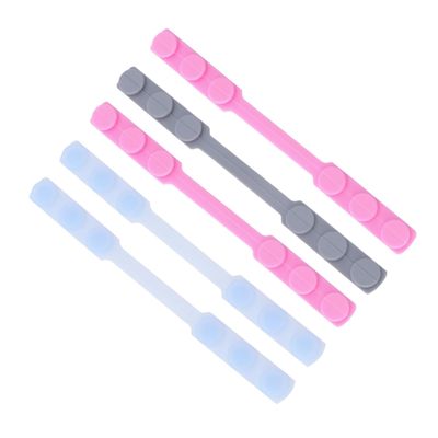 Mobestech 5pcs Reusable Silicone Earmuffs Hooks Adjustable Ear Protectors for Wearing Comfort at Home Travel Random Color