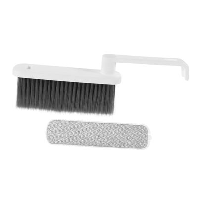MUCKLILY Lightweight Portable Dust Brush Soft Bristles Hand Brush for Cleaning Bed Carpet