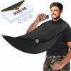 Leaflai Beard Bib Beard Apron,Dad Fathers Day Gift,Beard Trimming Catcher Bib,Hair Catcher,Gifts for Men Anniversary Valentines Day,Stocking Stuffers Christmas Gifts for Him view 1