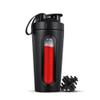 Loufy Shaker Bottles for Protein Mixes Stainless Steel Protein Shaker Not Stays Cold/Hot, Visible Window Metal Shaker Cups-B Durable view 1