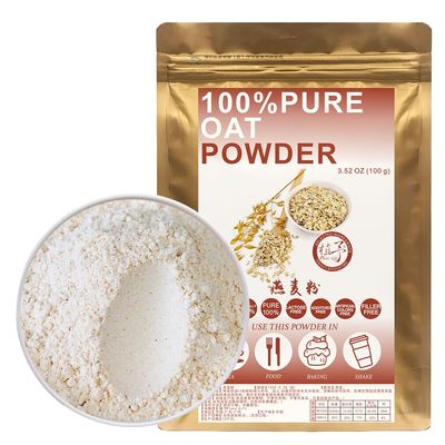 100% Natural Pure Oat Powder 100g/3.52oz Oatmeal Flour, Whole Oats Flour, Oat Flour For Cooking Baking Recipes & Drinks,| Free from Preservatives