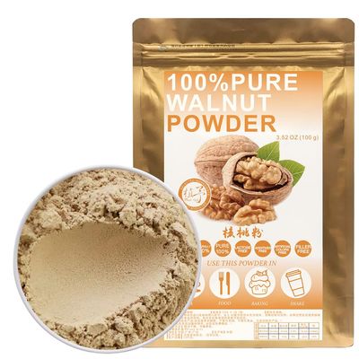 100% Natural Pure Walnut Powder 100g/3.52oz Walnut For Smoothies, Shakes, Baking & Drinks,| Free from Preservatives
