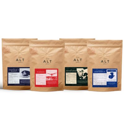 Altitude Coffee London - Specialty Coffee Premium Collection, Medium Roasts, Whole Beans (4 x 250g)