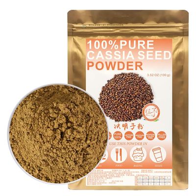 100% Natural Pure Cassia Seed Powder 100g/3.52oz Chinese Cassia Tea Herbal Tea, For Baking & Drinks | Free from Preservatives