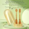 Tlarsun Baby Toothbrush Set - Silicone Tongue Cleaner & Toothbrush - 0-18 Months - Nano Color - Unisex - Not Powered view 4