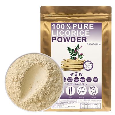 100% Pure Licorice Powder  100g/3.52oz Licorice Root Powder Natural Sweetener Non-GMO | No Added Preservatives