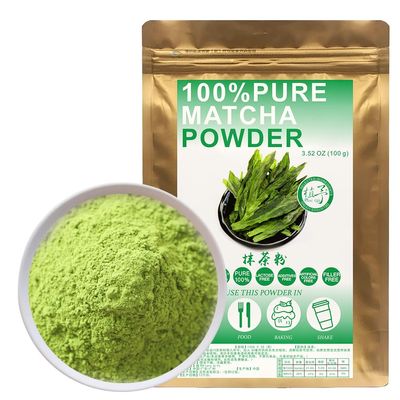 100% Natural Pure Matcha Powder 100g/3.52oz Matcha For Smoothies, Shakes, Baking & Drinks,| Free from Preservatives