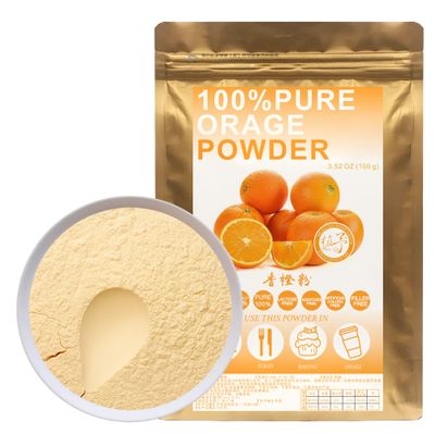100% Natural Pure Orange Powder 100g/3.52oz for Smoothies, Shakes, Baking & Drinks,| Free from Preservatives, No Added Sugar