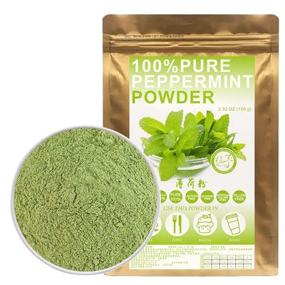 100% Pure Peppermint Powder  Peppermint Flour (Mentha Piperita) Mint - Cool Taste - Herbal Tea