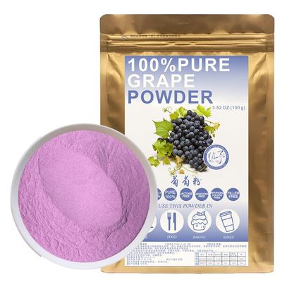 100% Natural Pure Grape Powder 100g/3.52oz for Smoothies, Shakes, Baking & Drinks,| Free from Preservatives, No Added Sugar