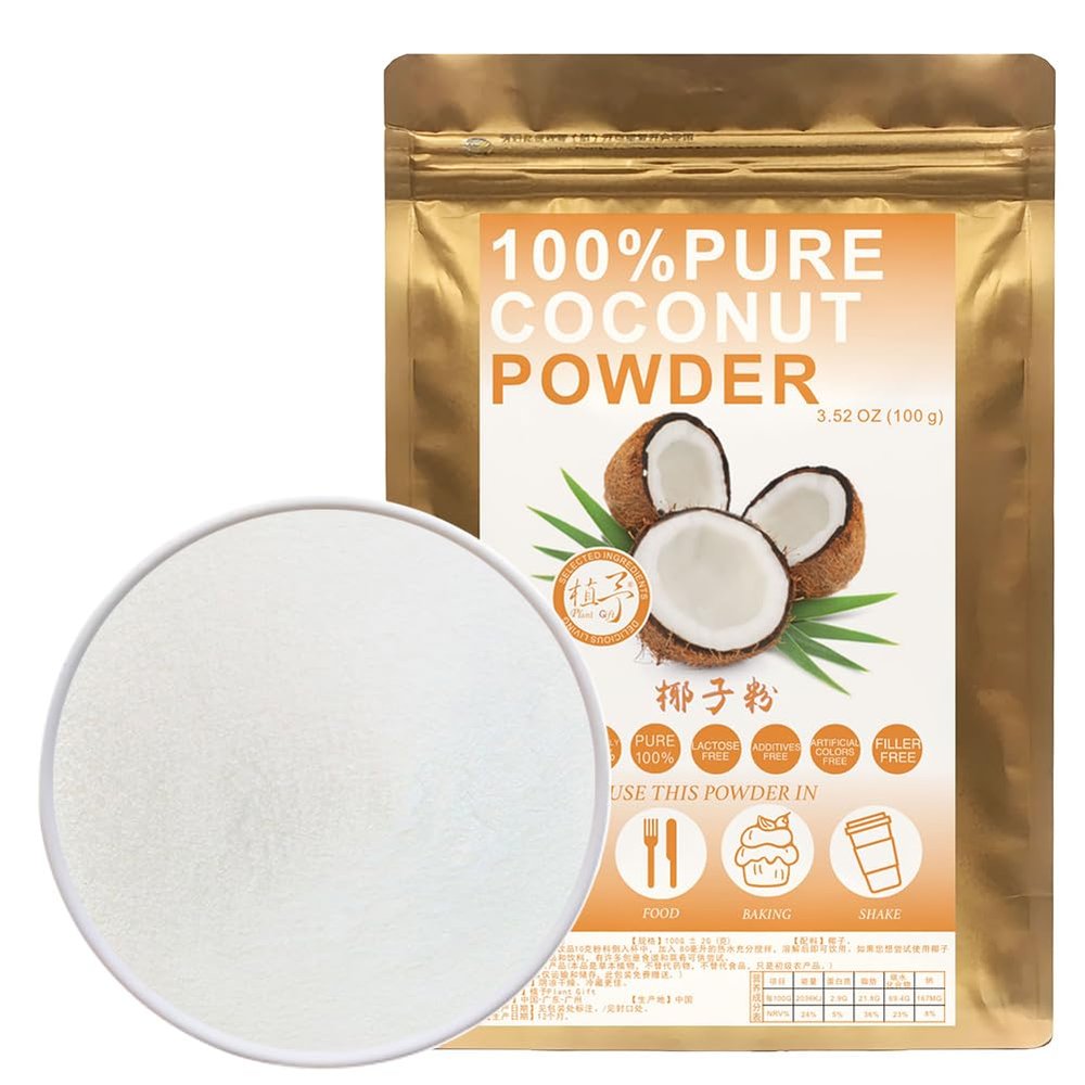 100% Natural Pure Coconut Powder 100g/3.52oz  Coconut Dried Powder for Smoothies, Shakes, Baking & Drinks,| Free from Preservatives