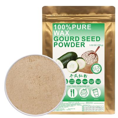 100% Pure Wax Gourd Seed Powder 100g/3.52oz Natural Wax Gourd Seed Flour | Winter Melon Powder For Smoothies, Shakes, Baking & Drinks, Tea | Free from Preservatives