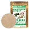 100% Pure Wax Gourd Seed Powder 100g/3.52oz Natural Wax Gourd Seed Flour | Winter Melon Powder For Smoothies, Shakes, Baking & Drinks, Tea | Free from Preservatives view 1