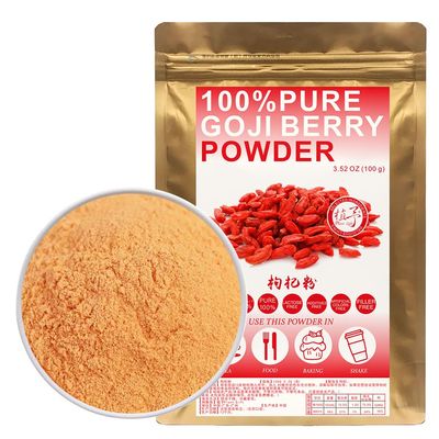 100% Wolfberry Powder 100g/3.52oz  Goji Flour, Goji Berry Powder For Smoothies, Shakes, Baking & Drinks,| Free from Preservatives