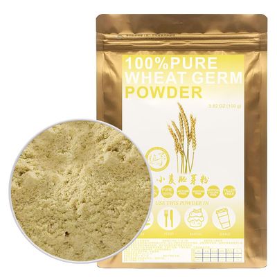 100% Natural Pure Wheat Germ Meal Powder 100g/3.52oz  For Cooking Baking Recipes & Drinks,| Free from Preservatives, No Added Sugar