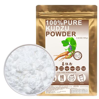 100% Pure Kudzu Powder 100g/3.52oz Arrowroot Powder, Natural Thickener, Kudzu Root Powder For Baking & Drinks, Tea| Free from Preservatives