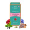 TeaNOURISH Mountain Rose Green Tea | 20 Count Pyramid Tea Bags | Whole Leaf Tea | Blended with Rose Petals, Blue Cornflower & Cinnamon | 100% NATURAL INGREDIENTS view 1