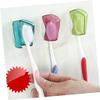 ULTECHNOVO 6pcs Toothbrush Holders Wall Mounted Toothbrushes Toothbrush Protective Cap Wall Mounted Toothbrush Cover Toothbrush Head Cover Suction Cup Cover Sucker Wall-mounted view 3
