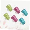 ULTECHNOVO 6pcs Toothbrush Holders Wall Mounted Toothbrushes Toothbrush Protective Cap Wall Mounted Toothbrush Cover Toothbrush Head Cover Suction Cup Cover Sucker Wall-mounted view 4