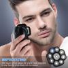 Beard Shaver Replacement Heads, 9-head Electric Shaver Head Attachment, Double-Ring Extreme Speed Shaver Replacement Heads For Wet And Dry Bald Bexdug view 3