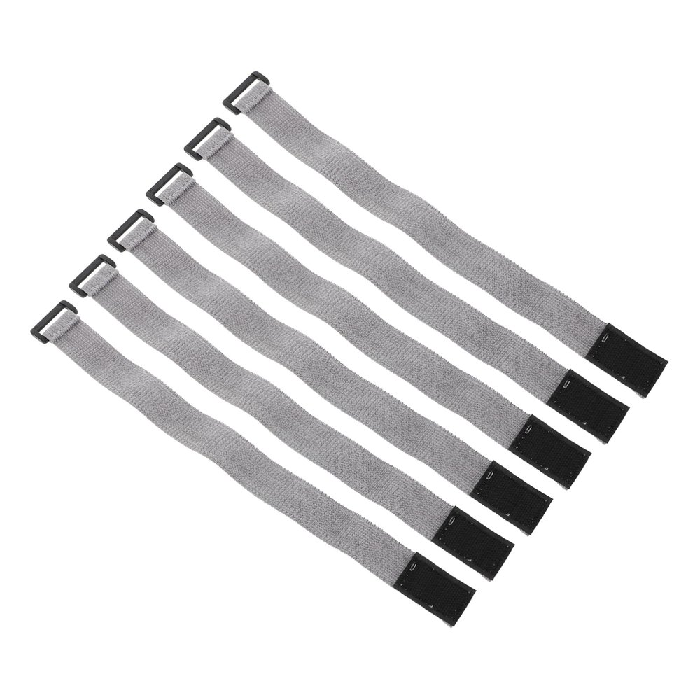 MAGICLULU 6pcs Practical Lunch Box Elastic Bands Simple Design, Polyester and Plastic Material, Non-Slip Bento Box Straps for Travel, School, and Office Use