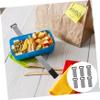 MAGICLULU 6pcs Practical Lunch Box Elastic Bands Simple Design, Polyester and Plastic Material, Non-Slip Bento Box Straps for Travel, School, and Office Use view 4