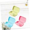 MAGICLULU 6pcs Leakproof Soap Box Cover for Bathroom Large Soap Storage Box for Kitchen and Bathroom Use Random Color view 2