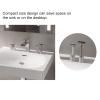 ANKROYU Safety Shaving Holder Base, Shaving Stand Base Wide Opening Alloy Universal Men Shaving Brush Stand for Bathroom Table Shaving Accessory view 2